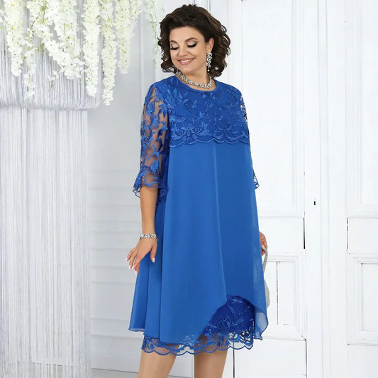 🎉🛍️Hot Promotion 50% OFF💃Sheer Breeze Layered Lace Dress