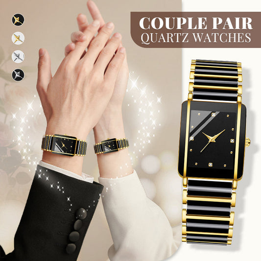 👑50% OFF Fashion Ceramic Square Quartz Watch