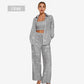 ✨50% OFF✨Sequin blazer and wide trousers for women (3-piece set)