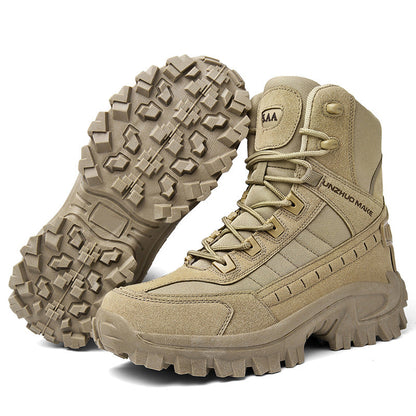 🔥🛡️Military Grade Quality 50% OFF Sale🔥 Waterproof and Non-Slip High Top Tactical Sports Boots (Improved Durability)