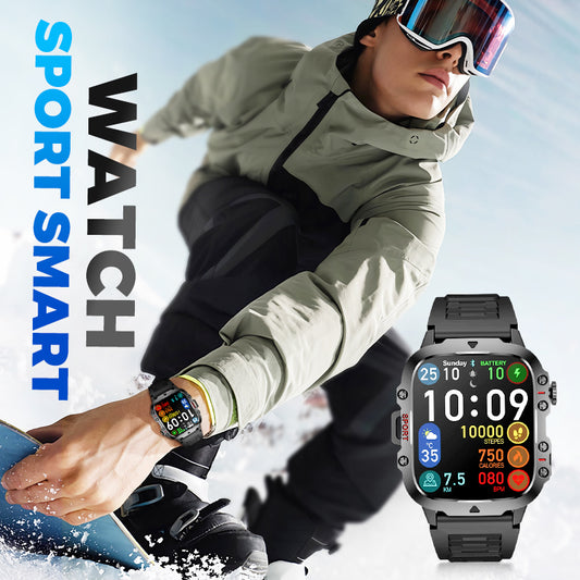 🎉50 % OFF🎉⌚ Rugged Outdoor Smart Watch - 100+ Sports Modes