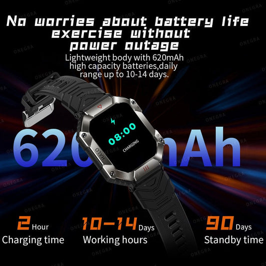🛍️Hot Promotion 66% OFF🛡️IP68 Military-Grade Smart Watch with AI & BT Call⌚