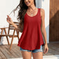 🔥50% OFF🔥Womens Tank Tops Sleeveless EyeletEmbroidery Scoop Neck Loose Fit Casual SummerFlowy