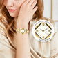 🎉🛍️2025 New Fashion💎Women's Retro Quartz Watch with Sparkling Rhinestones
