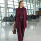 💜 LAST DAY PROMOTION 50%OFF 💜Elegant 3-piece set including long cardigan, top and pants💞