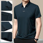 🔥50% OFF SALE🎁Men's Casual Lapel Breathable Wrinkle-free T-shirt