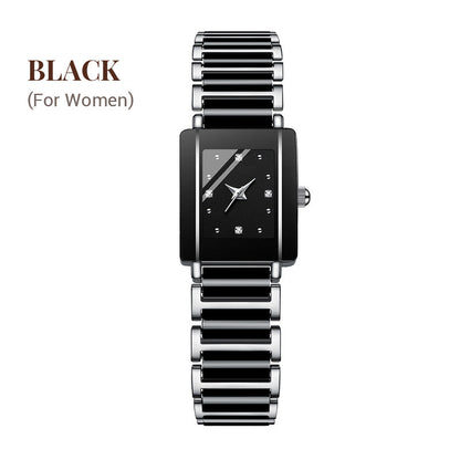 👑50% OFF Fashion Ceramic Square Quartz Watch