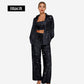 ✨50% OFF✨Sequin blazer and wide trousers for women (3-piece set)
