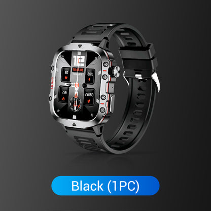 🎉💧Waterproofing Ultimate Outdoor Companion⌚ Rugged Outdoor Smart Watch - 100+ Sports Modes