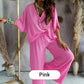 ✨ Girly solid color loose casual suit|Slim and tall× All-purpose wearing formula 👚👖