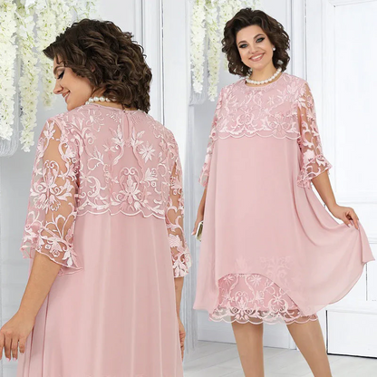🎉🛍️Hot Promotion 50% OFF💃Sheer Breeze Layered Lace Dress