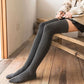 Women's thermal Winter fleece over knee socks