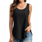 🔥50% OFF🔥Womens Tank Tops Sleeveless EyeletEmbroidery Scoop Neck Loose Fit Casual SummerFlowy