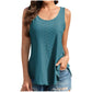 🔥50% OFF🔥Womens Tank Tops Sleeveless EyeletEmbroidery Scoop Neck Loose Fit Casual SummerFlowy