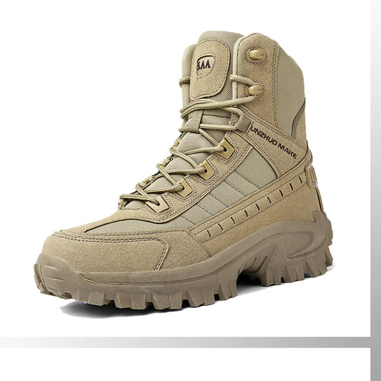 🔥🛡️Military Grade Quality 50% OFF Sale🔥 Waterproof and Non-Slip High Top Tactical Sports Boots (Improved Durability)