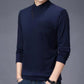 Men’s Zipper V Neck Pullover Solid Tops