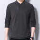 Men’s Zipper V Neck Pullover Solid Tops