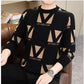🔥Limited Time 44% Off 🔥Men's Thickened Crew Neck Printed Sweater
