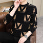 🔥Limited Time 44% Off 🔥Men's Thickened Crew Neck Printed Sweater