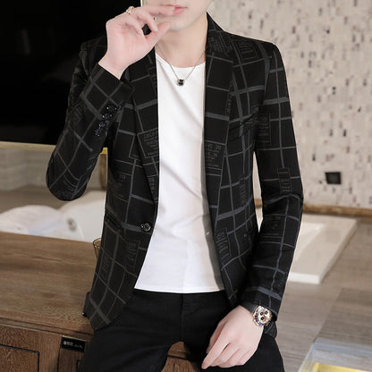 🍁Autumn New Releases🍁Men’s Slim-Fit Single-Breasted Blazer