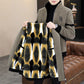 Men's Winter Thickened Lined Tweed Coat