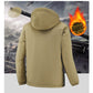 The Last Sale of the Winter Season-Men's Warm Waterproof Hooded Jacket