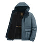The Last Sale of the Winter Season-Men's Warm Waterproof Hooded Jacket