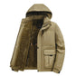 The Last Sale of the Winter Season-Men's Warm Waterproof Hooded Jacket