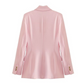 Women's Double Breasted Long Sleeve Office Jackets
