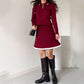 🎄Christmas Offers🎄 Knitted Sweater ＆ Short Skirt 2-Piece Set
