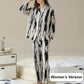 Autumn & Winter Cotton Printed Pajama Set