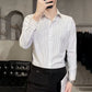 Men's Slim-Fit Striped Long-Sleeve Shirt（37% OFF）