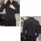 Men's Slim-Fit Striped Long-Sleeve Shirt（37% OFF）