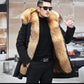 🔥 New Season Hot Sale 🔥 Elegant Hooded Mid-Length Jacket with Detachable Plush Interior