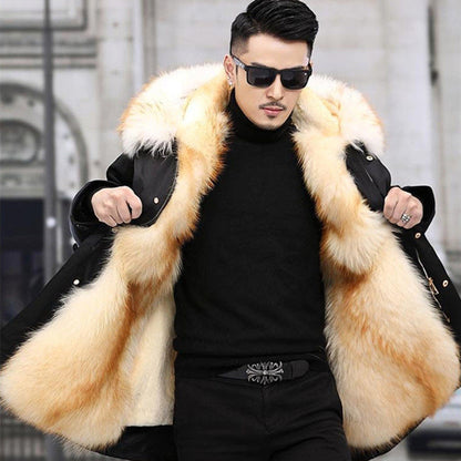🔥 New Season Hot Sale 🔥 Elegant Hooded Mid-Length Jacket with Detachable Plush Interior