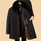 Men’s Thickened Knit Removable Collar Coat（50% OFF）