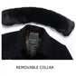 Men’s Thickened Knit Removable Collar Coat（50% OFF）