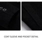 Men’s Thickened Knit Removable Collar Coat（50% OFF）