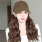 Baseball Cap with Hair Extensions for Women