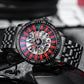 🎉🛞Stylish Casino Flair, Show Your Personality⌚Men's Roulette Watch - Unique Design