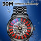 🎉🛞Stylish Casino Flair, Show Your Personality⌚Men's Roulette Watch - Unique Design