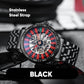🎉🛞Stylish Casino Flair, Show Your Personality⌚Men's Roulette Watch - Unique Design