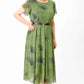 🎉🛍️Summer Specials👗 Women's A-Line Midi Dress with Belt