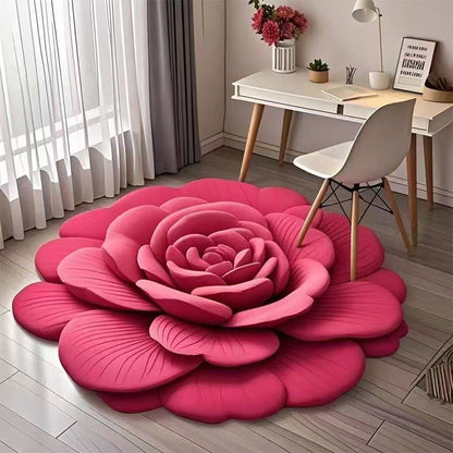 🏠2025 New Fashion🌸Floral Plush & Diatomaceous Earth Floor Mat