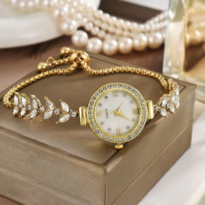 🎊66% OFF-2025 Popular New Models🎊Women’s Elegant Adjustable Glossy Bracelet Watch⌚