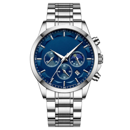 ⌚2025 New Business Mens Watch✨ Men’s Quartz Stainless Steel Watch