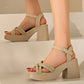 🎉Mother's Day 50% OFF👡Women’s Open Toe High Chunky Heel Sandals
