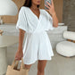 🎉Mother's Day 50% OFF👗Women’s Wrap V-Neck Shorts Jumpsuits