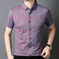 🎊New Fashion Limited Time 50% OFF👔Men's Cooling Plaid Short Sleeve Button-Down Shirt