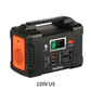 ⚡FlashFish 200W Solar Generator - Portable Power Station with LCD Display for Blackouts & Camping